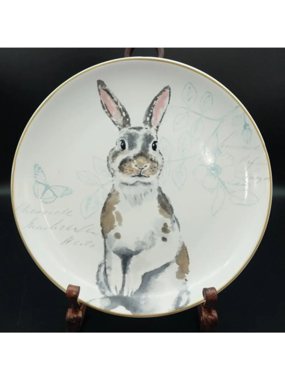 4 Pier 1 Elegant Gray Bunnies 8